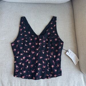 CABI Floral Sleeveless Top